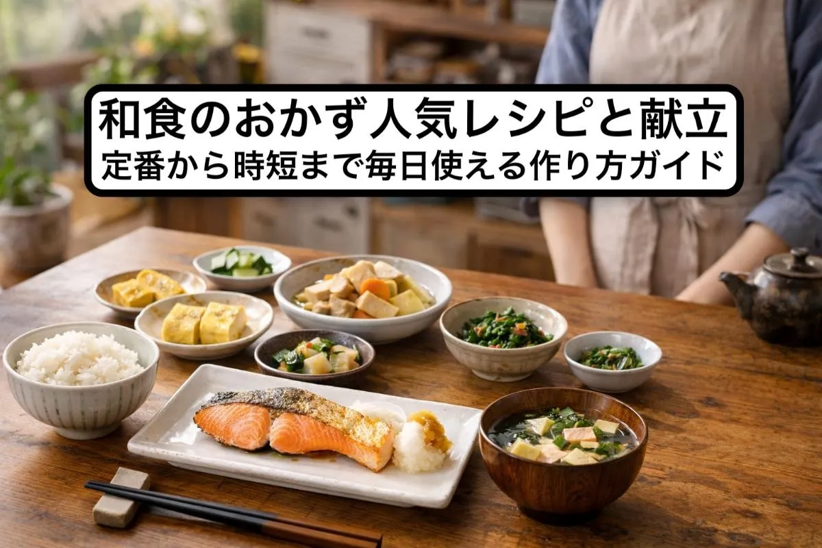 和食のおかず人気レシピと献立|定番から時短まで毎日使える作り方ガイド