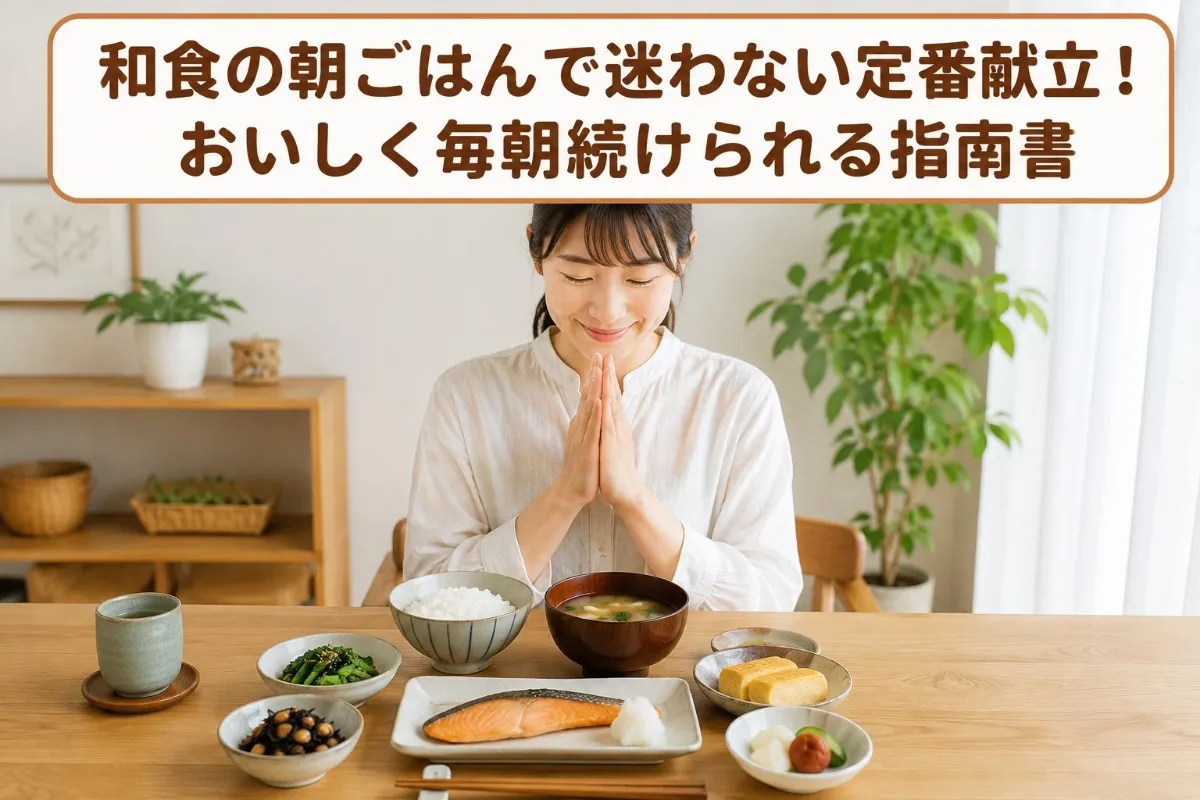 和食の朝ごはんで迷わない定番献立!おいしく毎朝続けられる指南書
